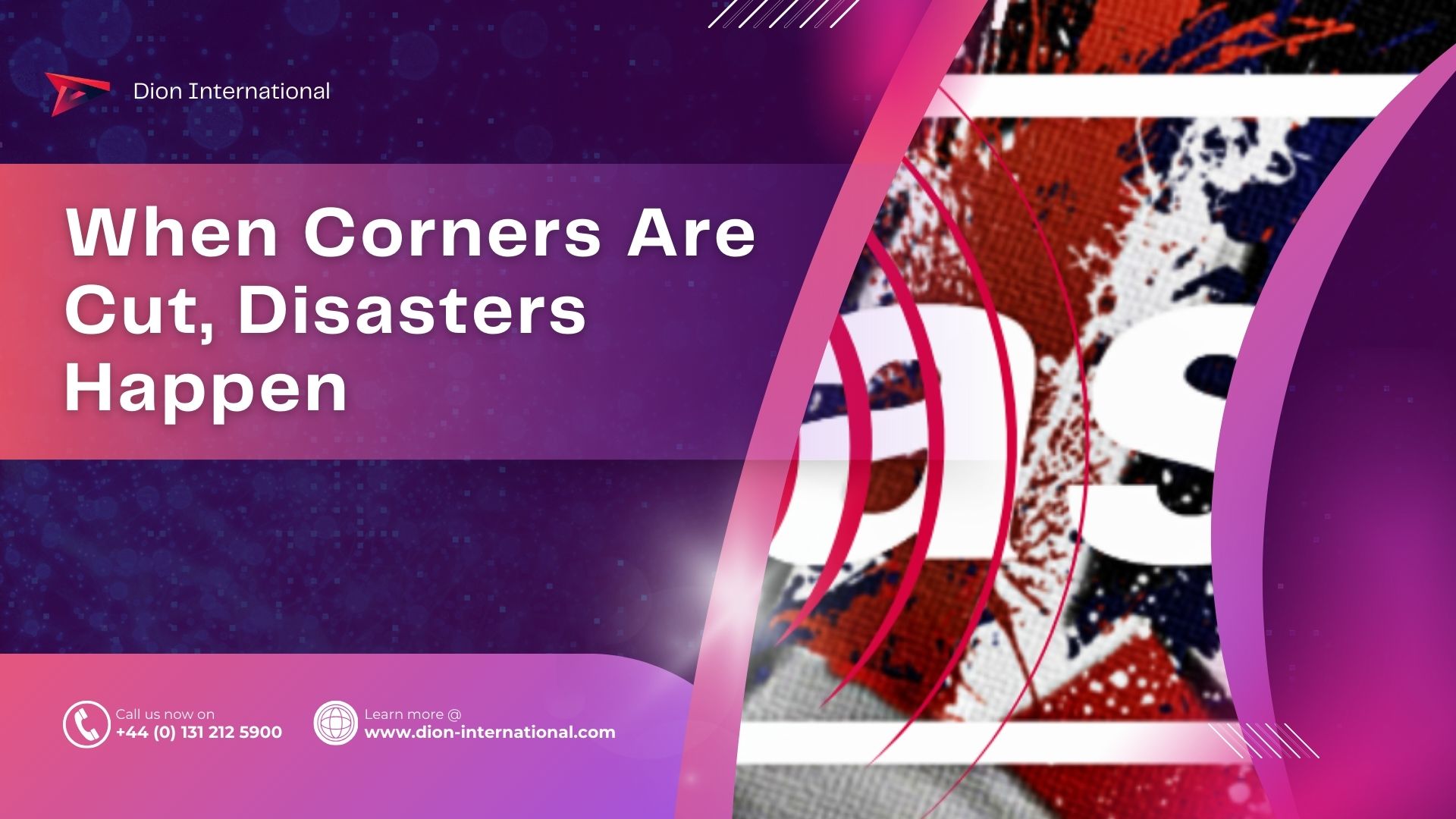 Cutting corners during security operations in Scotland